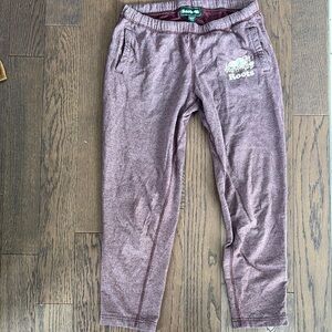Roots Brown Sweatpants with Tapered Leg